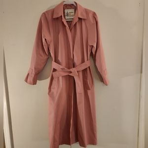 Vintage London Fog Pink Trench Coat